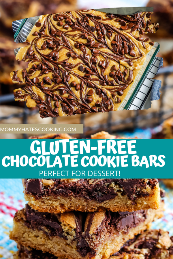 gluten-free chocolate chip cookie bars