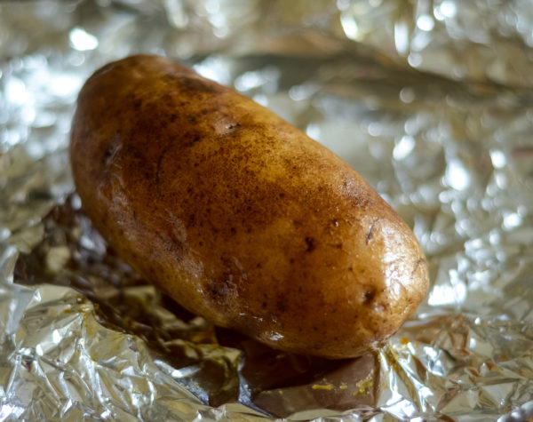 smoked baked potatoes