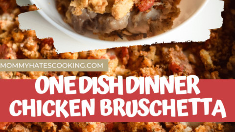 baked chicken bruschetta