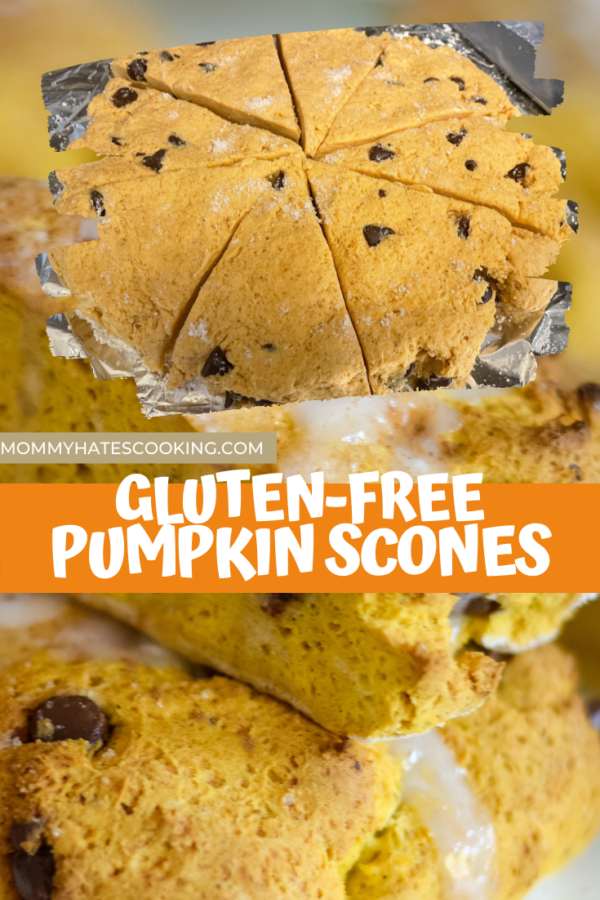 gluten-free pumpkin chocolate chip scones
