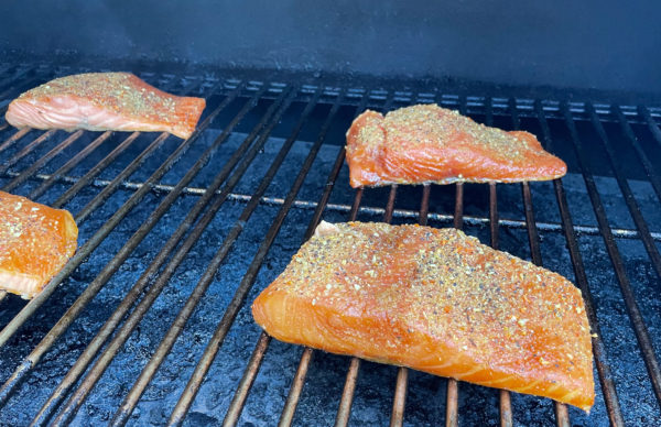 pellet grilled salmon