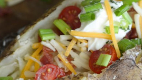 air fryer baked potatoes