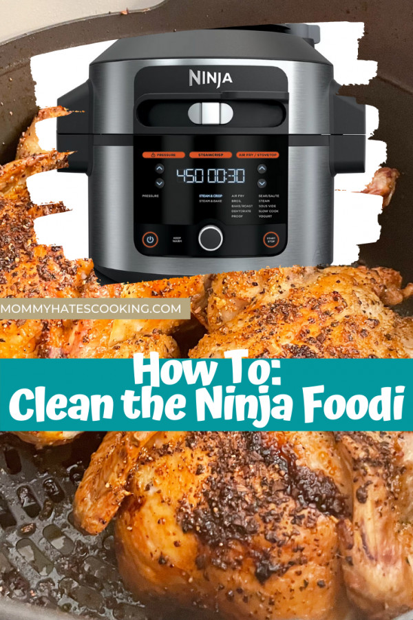 how to clean the ninja foodi
