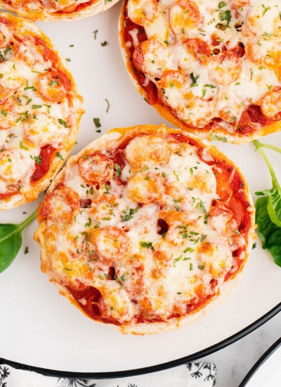 air fryer pizza bagels