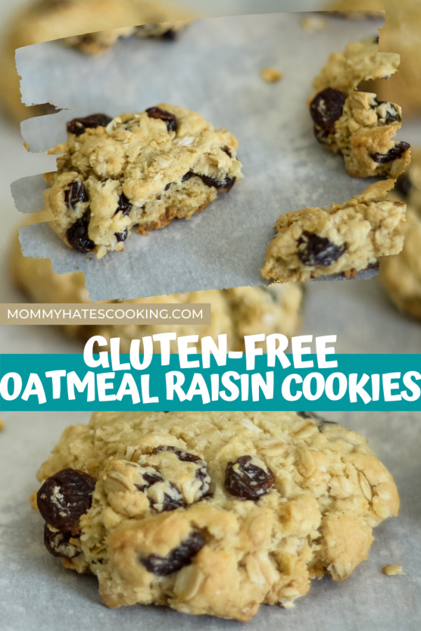 gluten free oatmeal raisin cookies