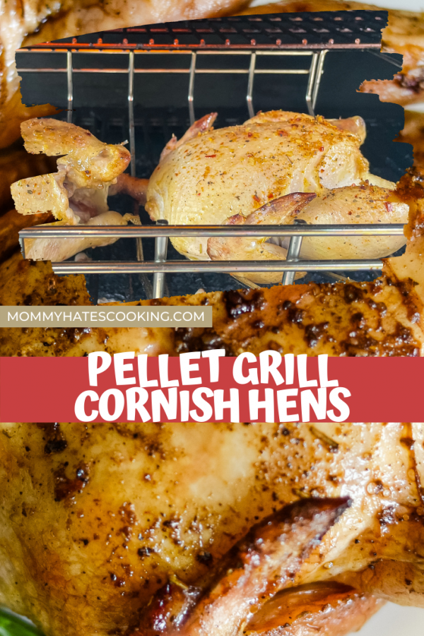 pellet grill cornish hens