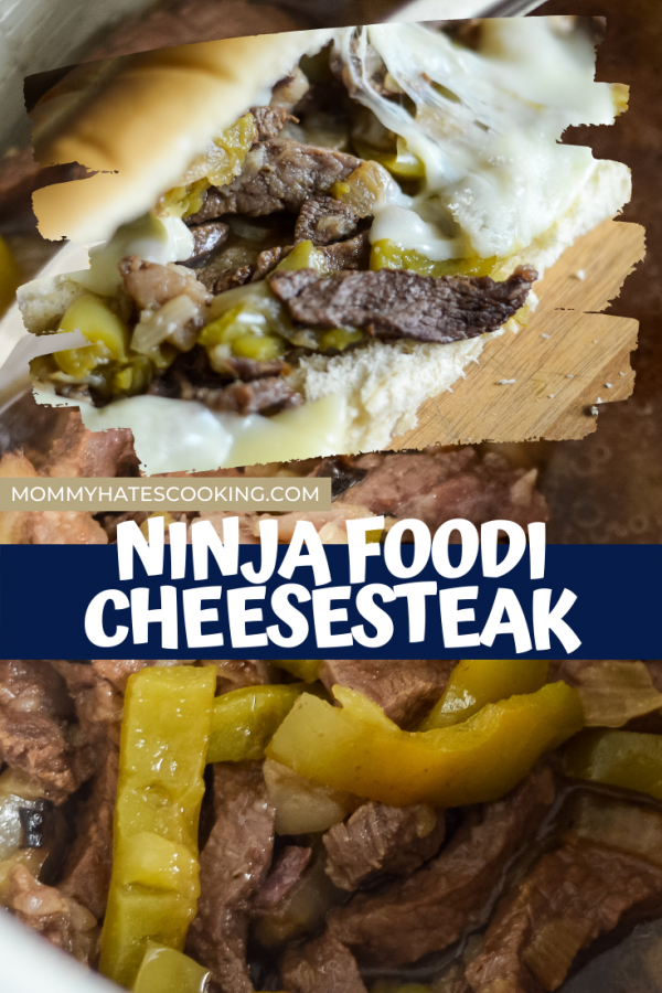 ninja foodi cheesesteak sandwiches