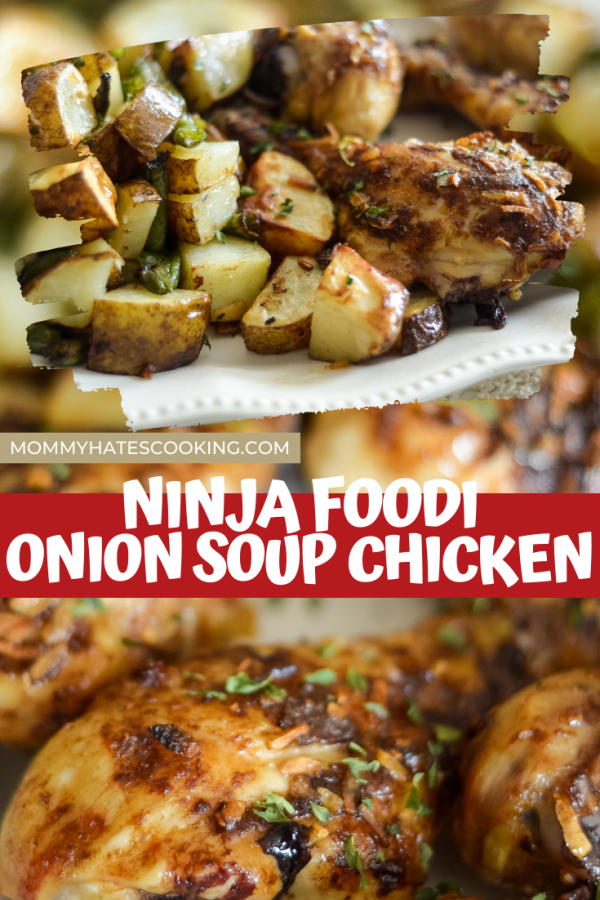 ninja foodi onion soup chicken and vegetables