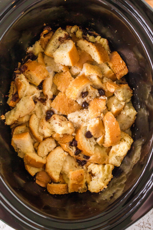 slow cooker s'mores french toast casserole