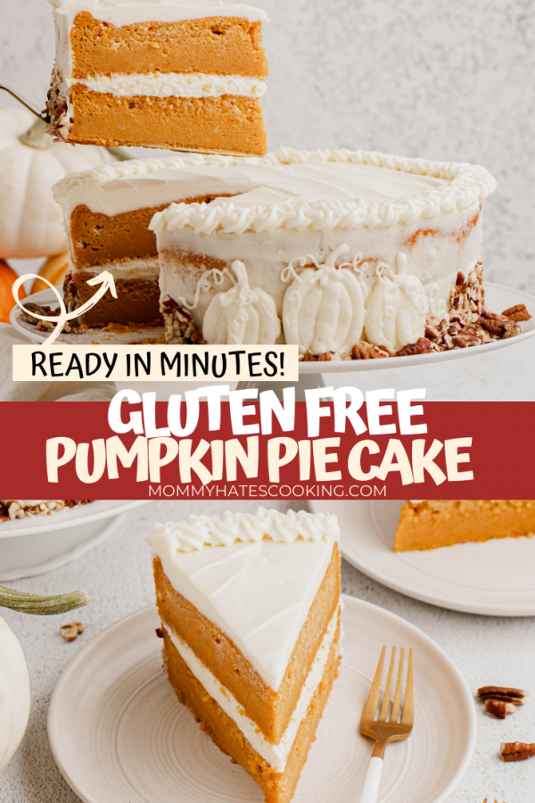 gluten free pumpkin pie cake