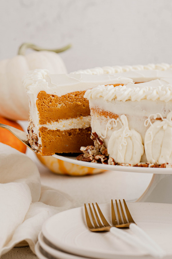 gluten free pumpkin pie cake