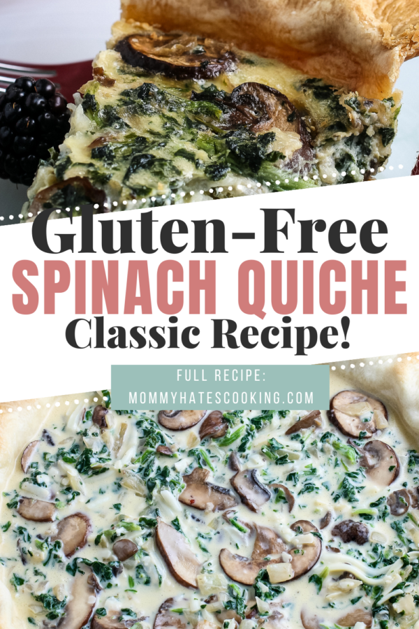 gluten free spinach quiche