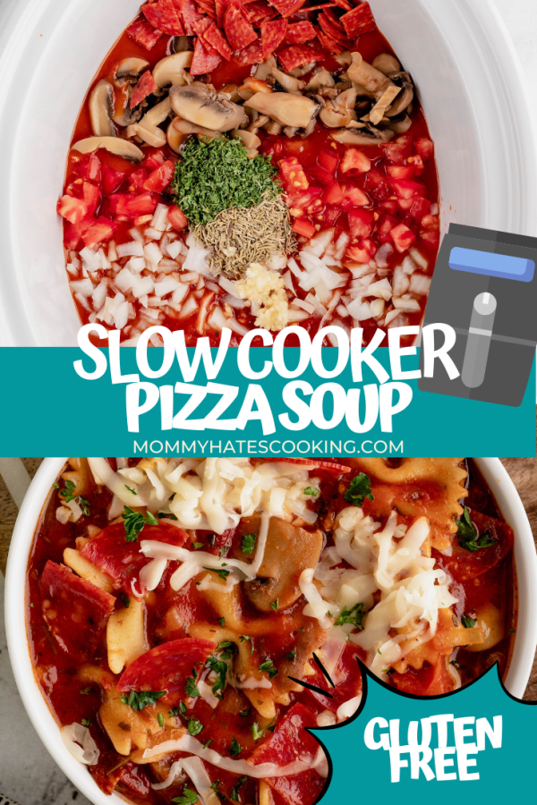 slow cooker pizza soup