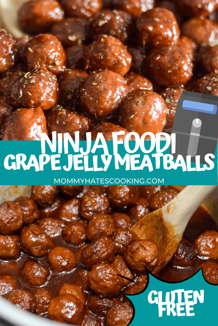 Ninja Foodi Grape Jelly Meatballs Mommy Hates Cooking
