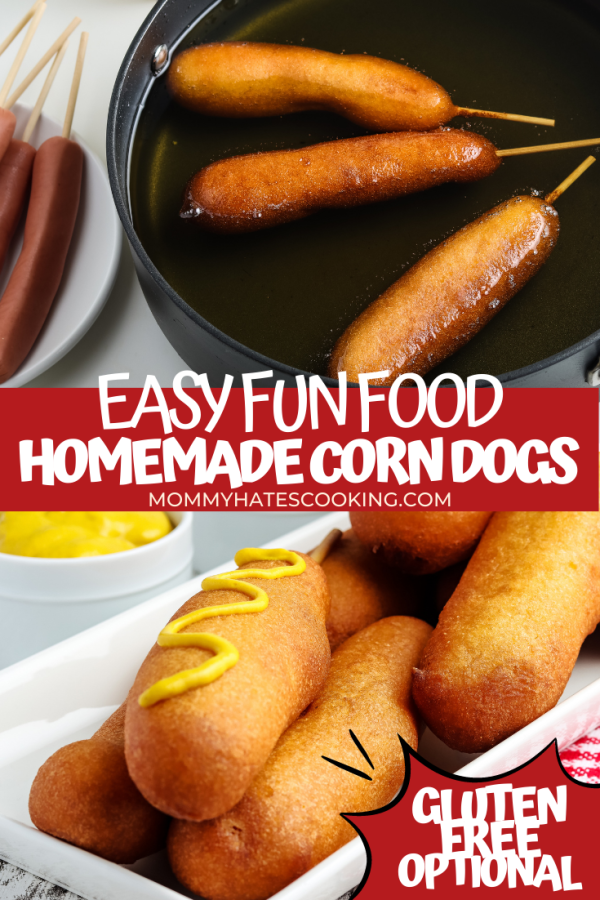 gluten free homemade corn dogs