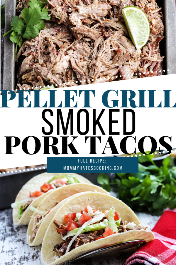 pellet grill smoked pork tacos