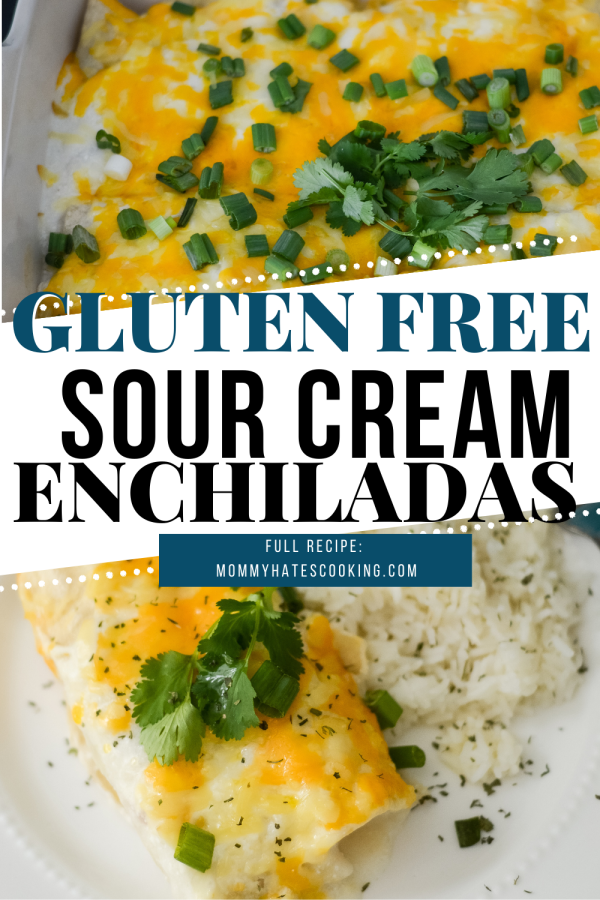 gluten free sour cream enchiladas