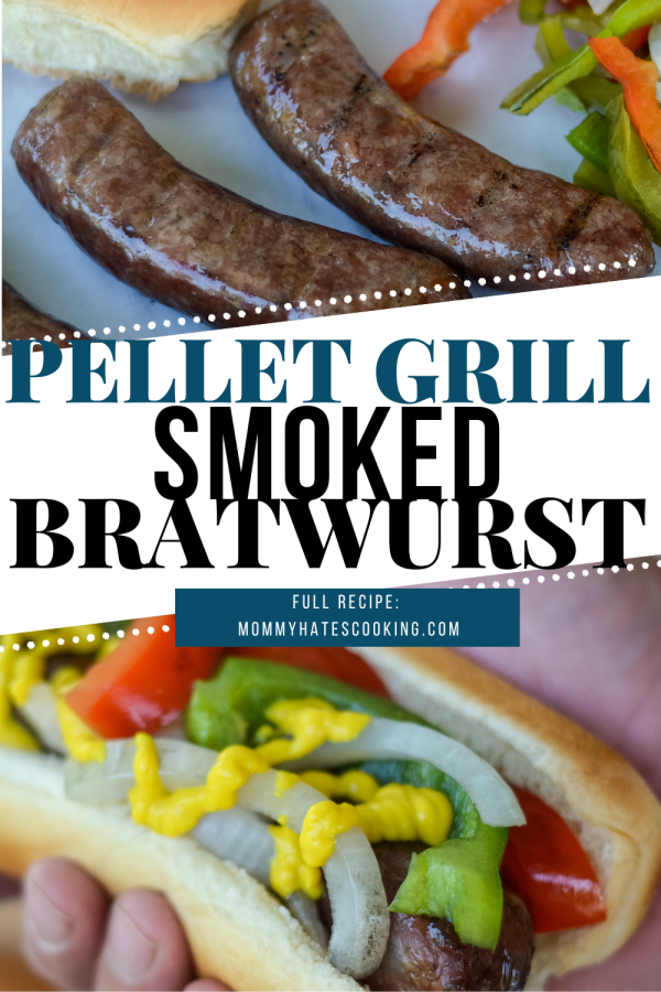 pellet grill smoked bratwurst