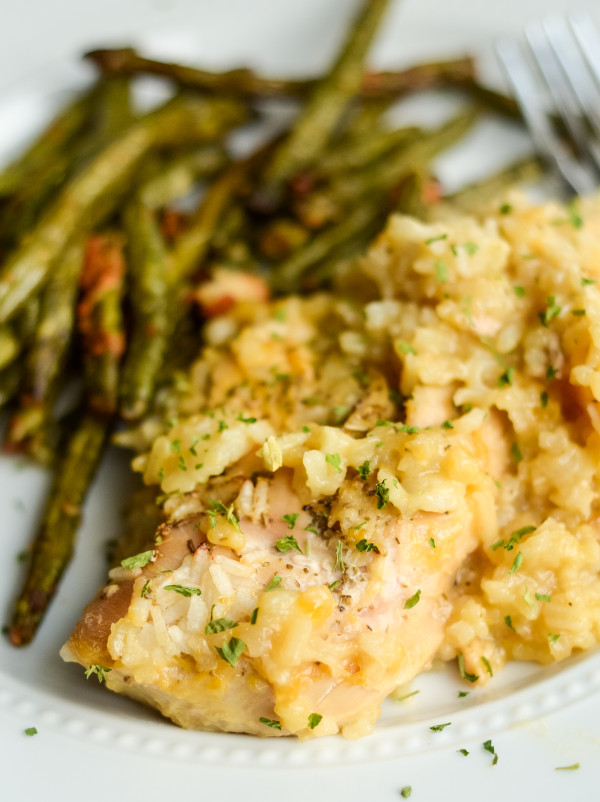 maple chicken and rice bake