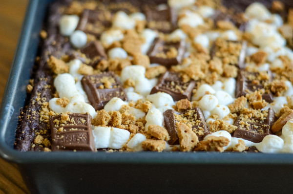 gluten free s'mores brownies