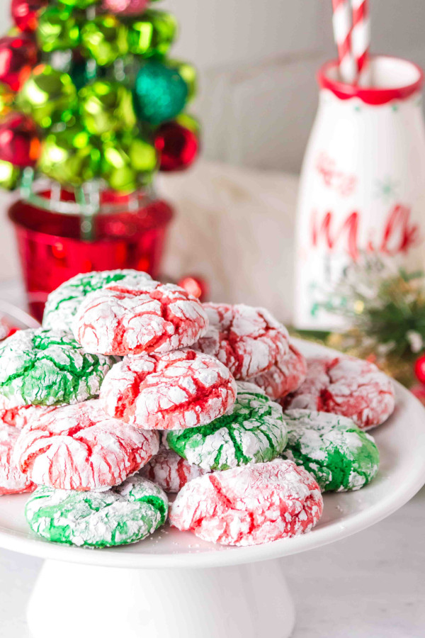 christmas crinkle cookies