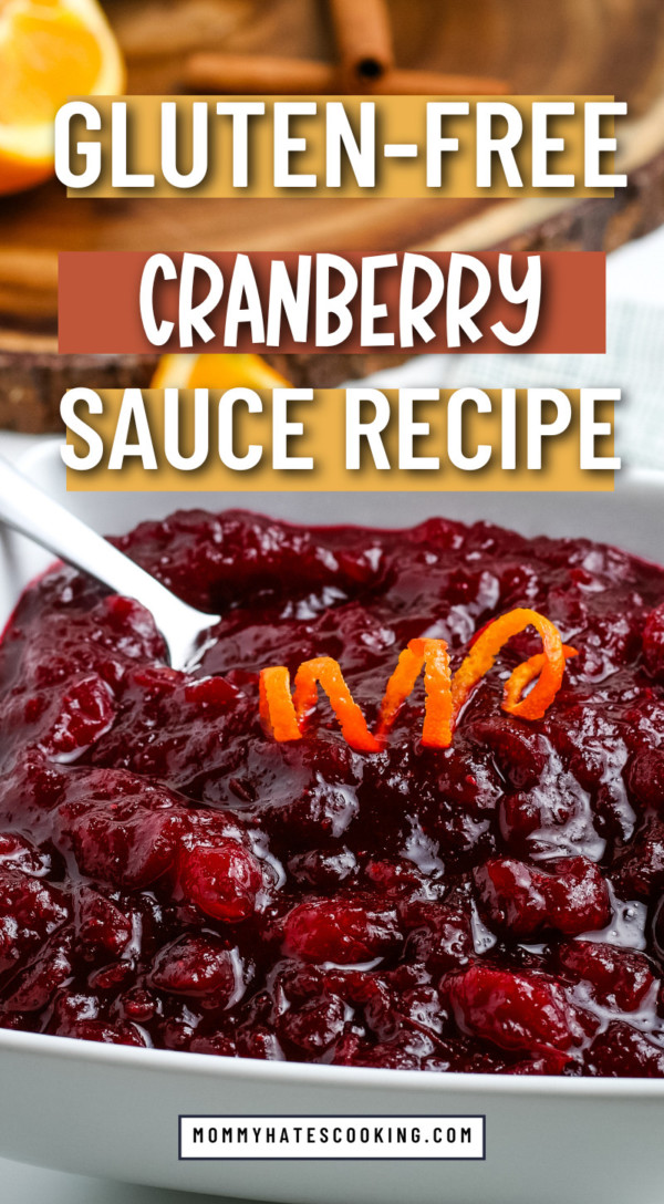 GLUTEN FREE CRANBERRY SAUCE RECIPE