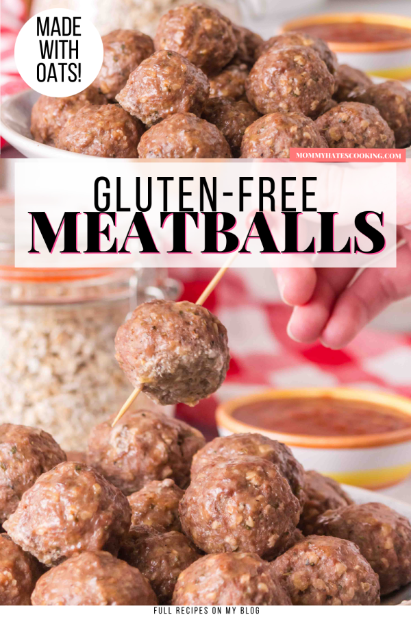 Gluten Free Meatballs with Oatmeal