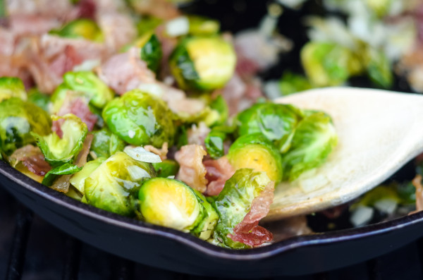 pellet grill brussels sprouts