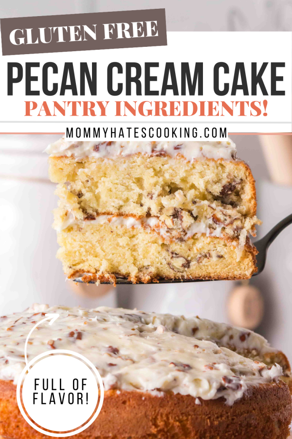 gluten free pecan cream cake