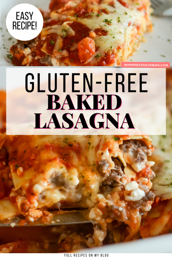 gluten free baked lasagna