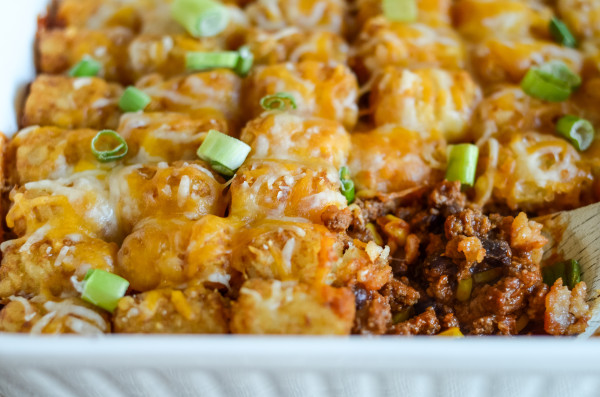 Tater Tot Taco Casserole