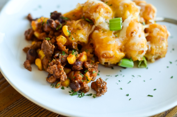Tater Tot Taco Casserole