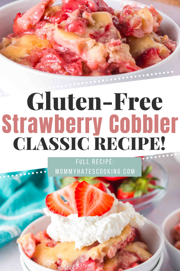 gluten-free strawberry cobbler