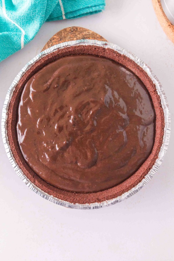 gluten free no bake oreo pudding pie
