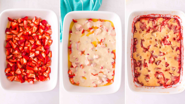 gluten-free strawberry cobbler