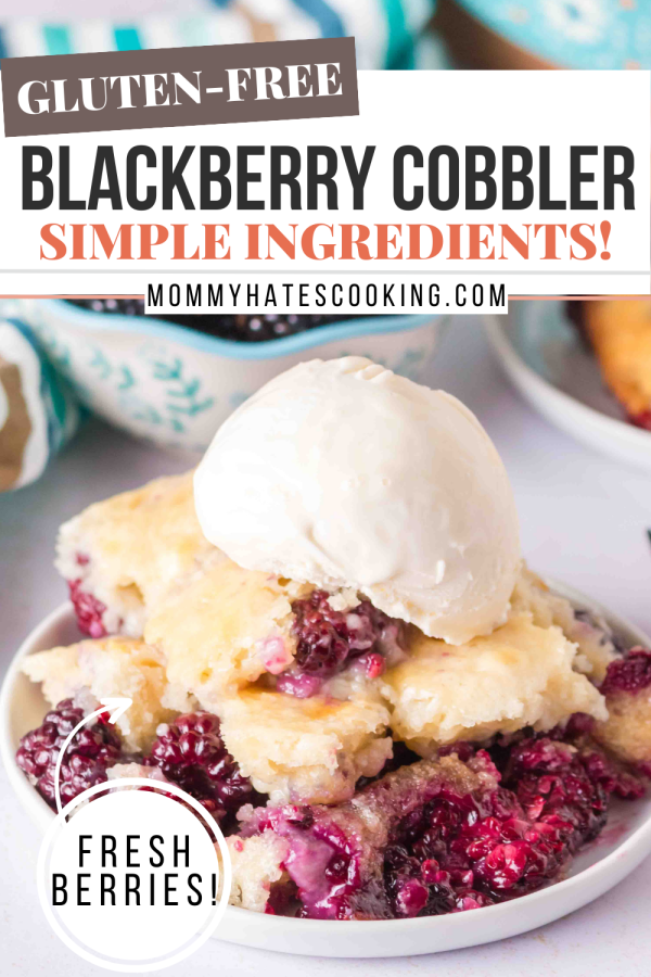 gluten-free blackberry cobbler
