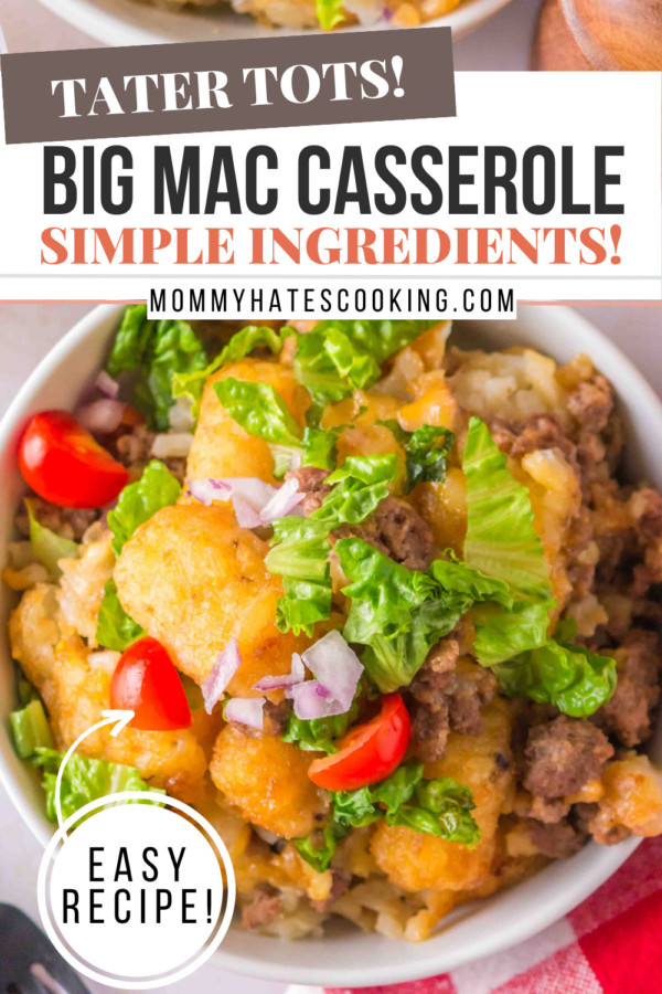 big mac tater tot casserole