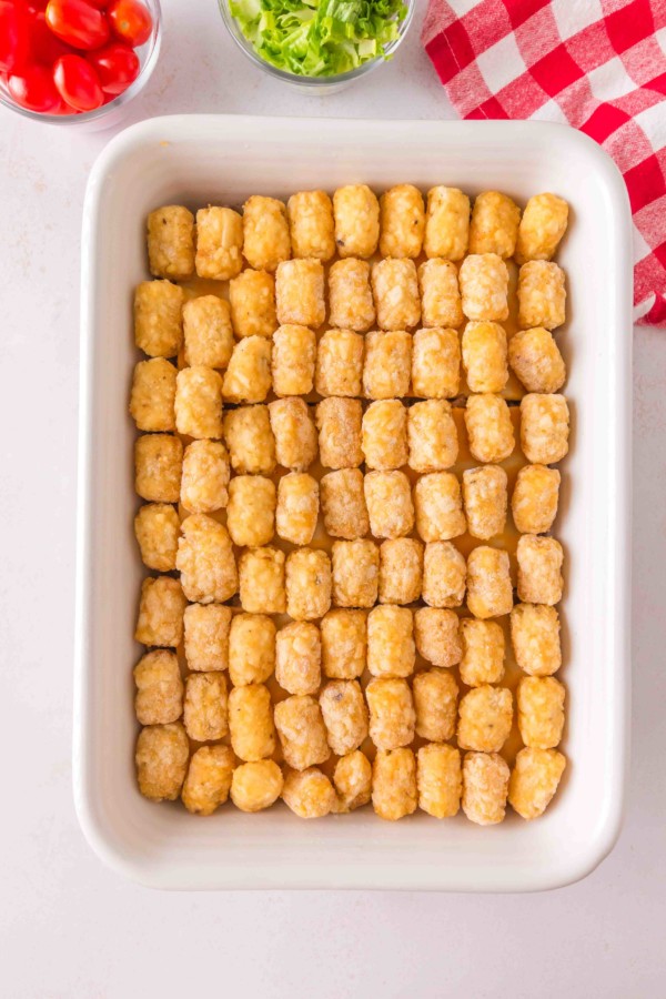 big mac tater tot casserole