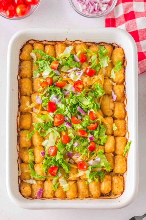 big mac tater tot casserole