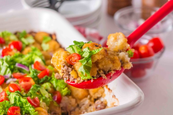 big mac tater tot casserole