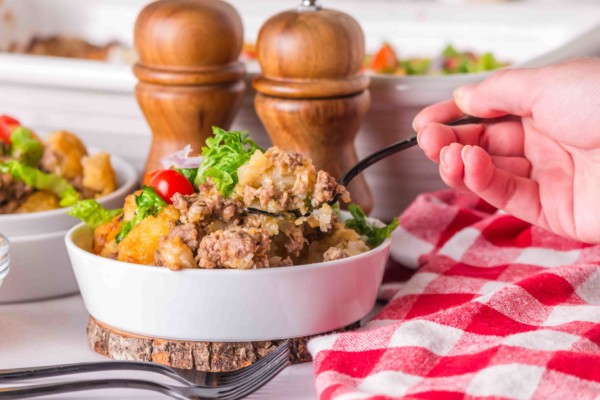 big mac tater tot casserole