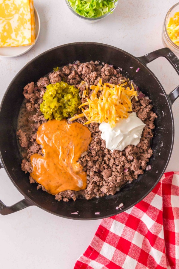big mac tater tot casserole