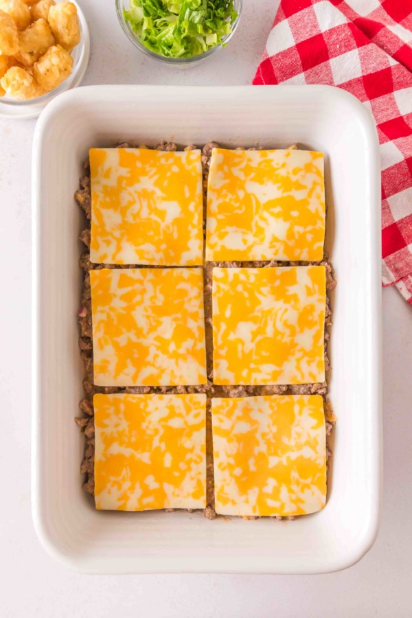 big mac tater tot casserole