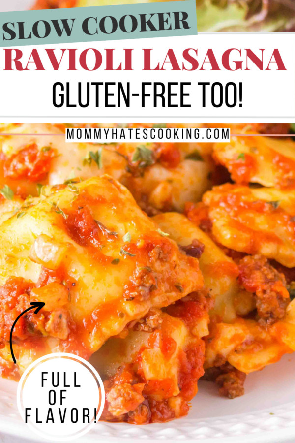 slow cooker ravioli lasagna gluten free