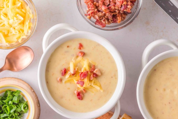 gluten free slow cooker baked potato soup