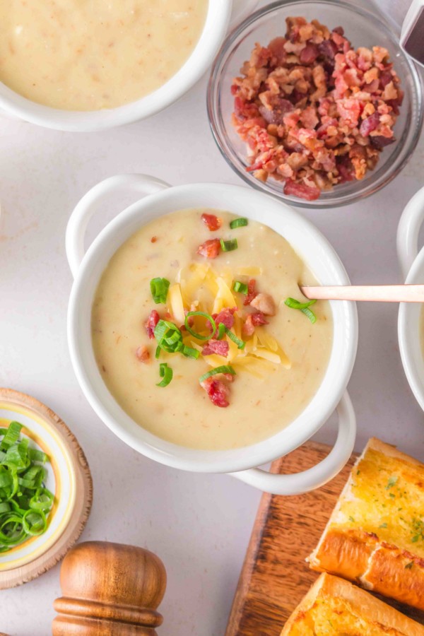 gluten free slow cooker baked potato soup