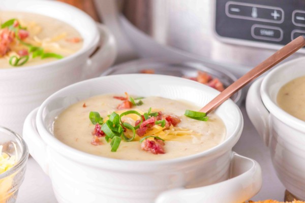 gluten free slow cooker baked potato soup