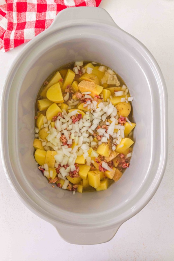 gluten free slow cooker baked potato soup