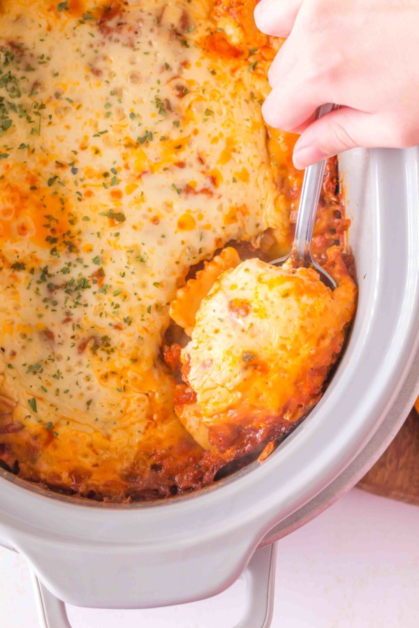 slow cooker ravioli lasagna gluten free