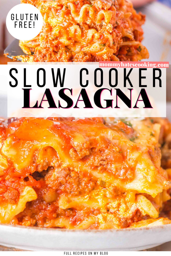 GLUTEN FREE SLOW COOKER LASAGNA